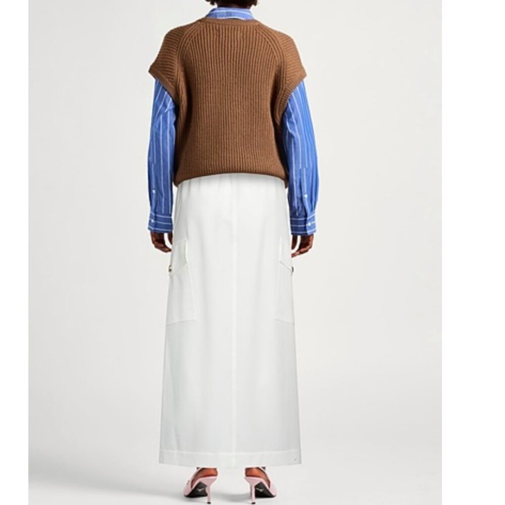 PINKO Maxi Skirts White size S - Picture 3 of 12